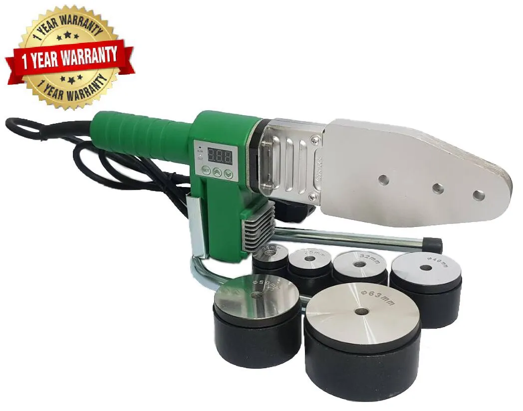 เครื่องเชื่อม PPR D20-63 พร้อมหัวเชื่อม 6 ขนาด